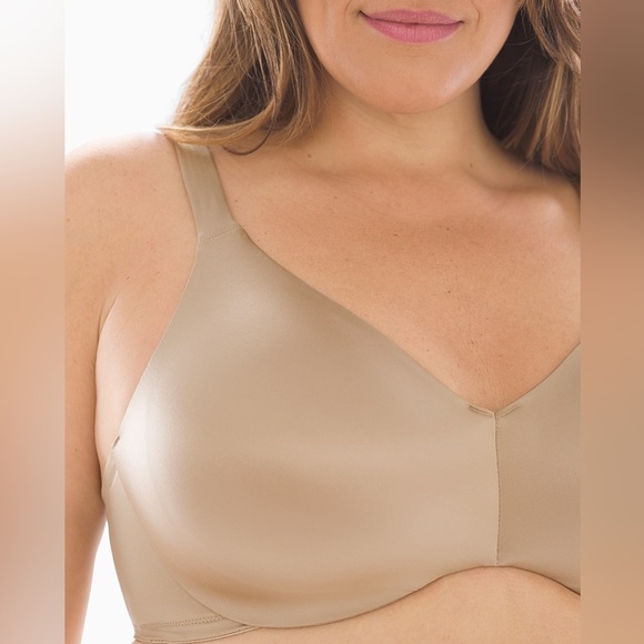 Soma Sensuous Sides 1 Inch Minimizer Bra - Soft Tan - Picture 4 of 10